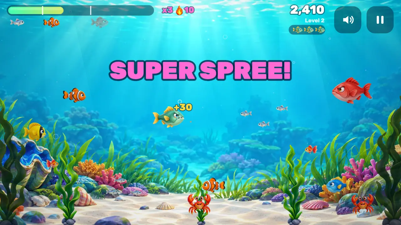 A Super Spree chain on the coral reef