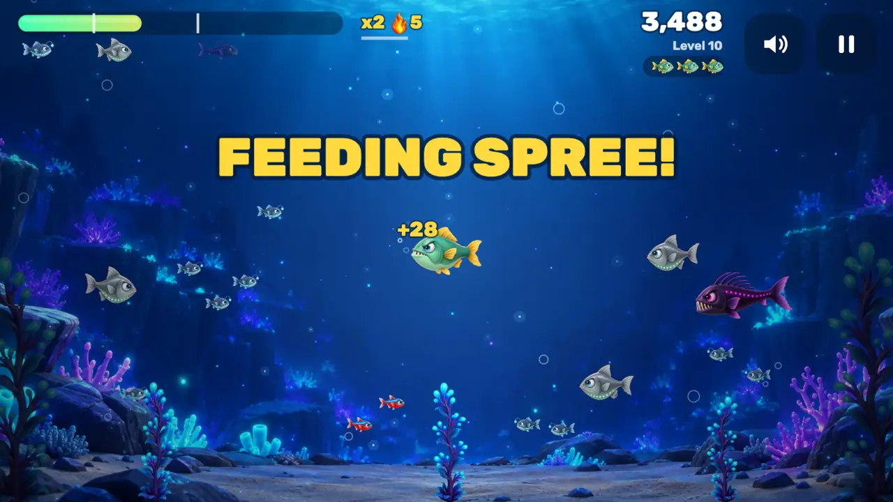 Night hunt in The Deep